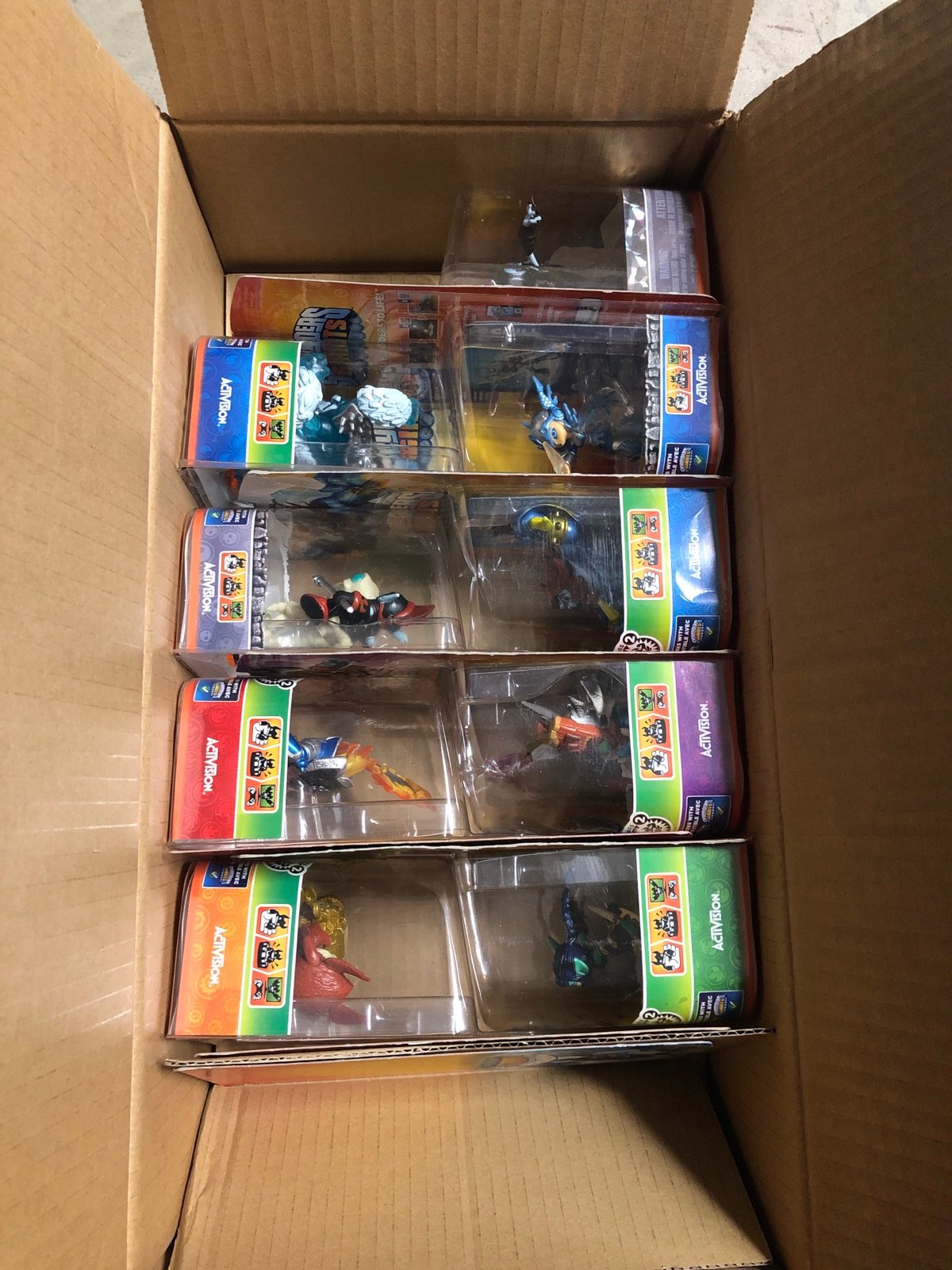 Skylanders Giants slam bam ignitor Chill Light Core hex bundle lot 9 new in box