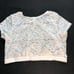 Torrid Lace Crop Top White Size 0