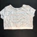 Torrid Lace Crop Top White Size 0