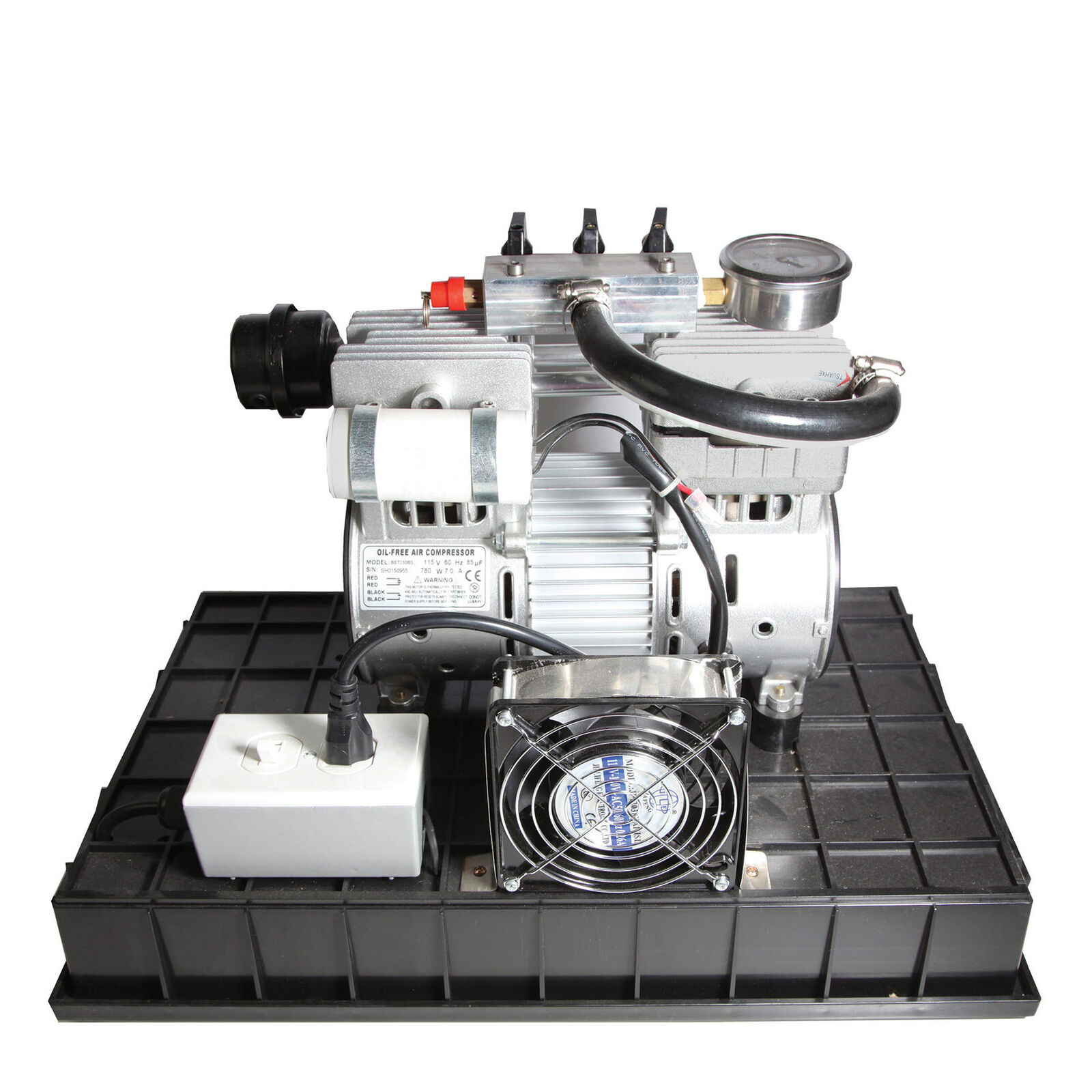 NEW Pond Boss 1/2 HP Rocking Piston Air Compressor for Sub Surface Lake Aeration