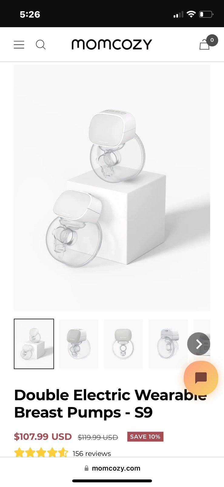 Electric breast pump