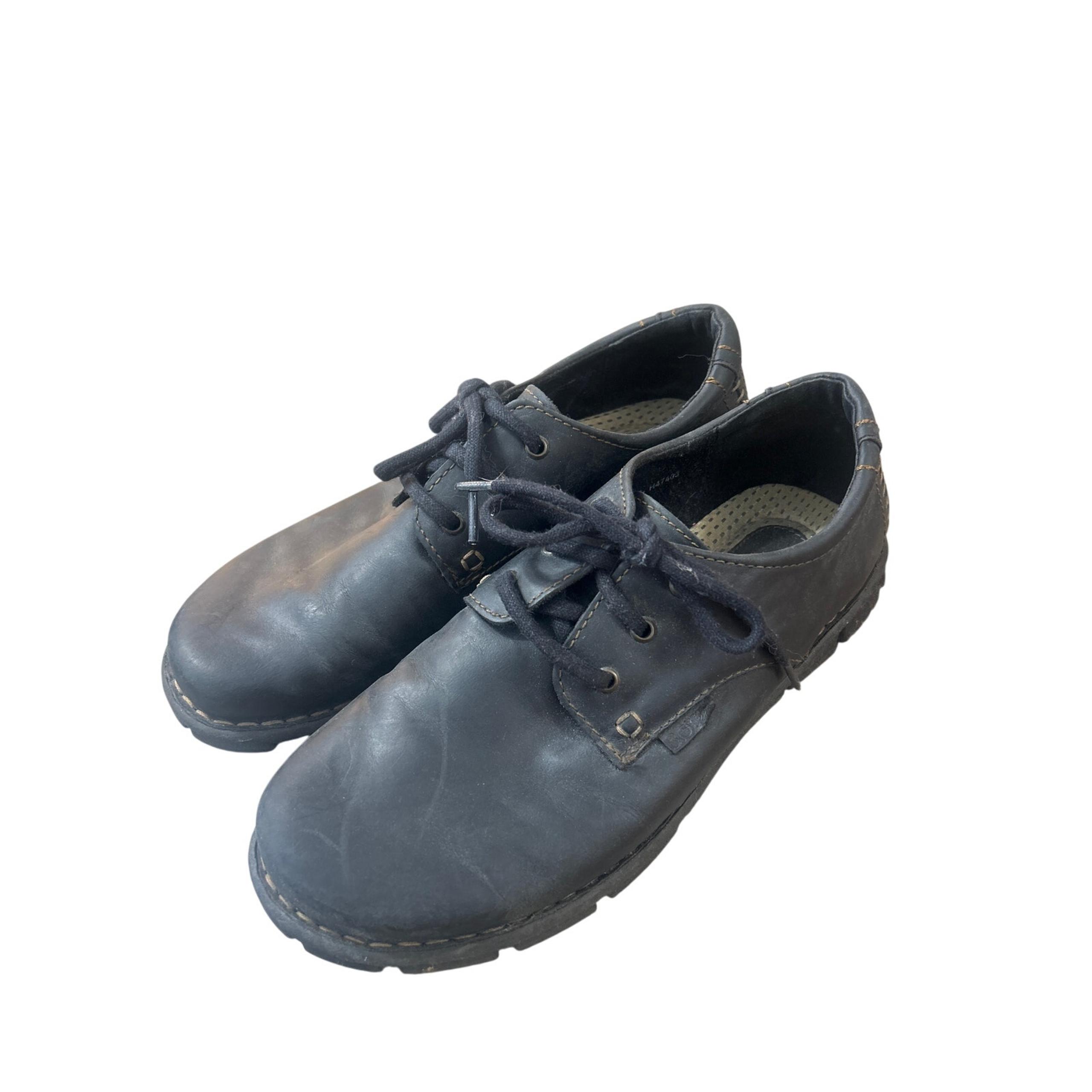 Born Men's Soledad Lace-up Black Oxfords size 11.5/44