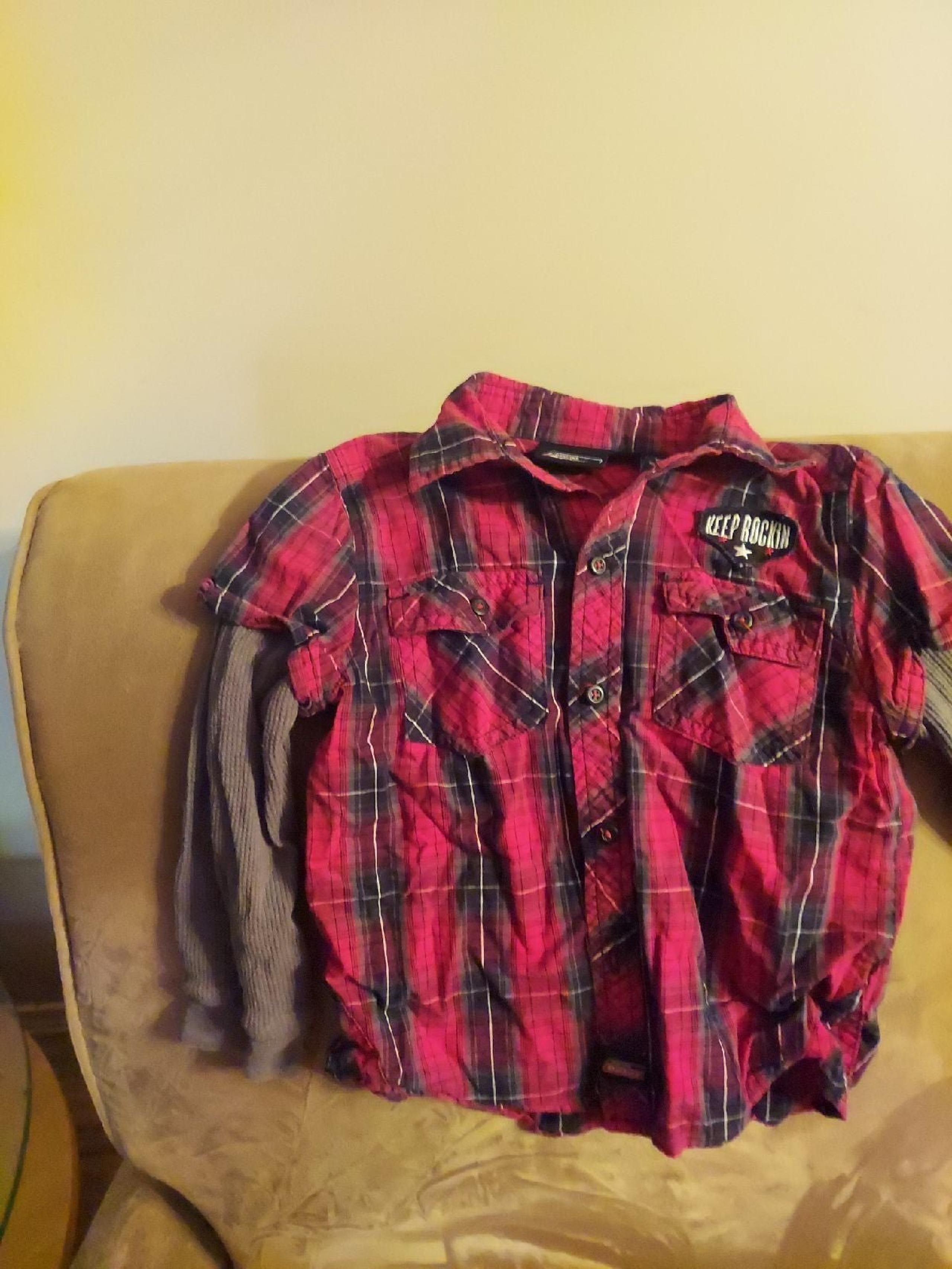 plaid shirt