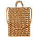 Cult Gaia Riya Beaded Bamboo And Wood Tote