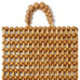 Cult Gaia Riya Beaded Bamboo And Wood Tote