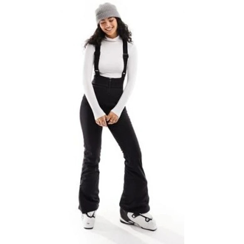 ASOS 4505 ski high rise sallopettes Womens Snow Overalls Size 6 Black Skiing