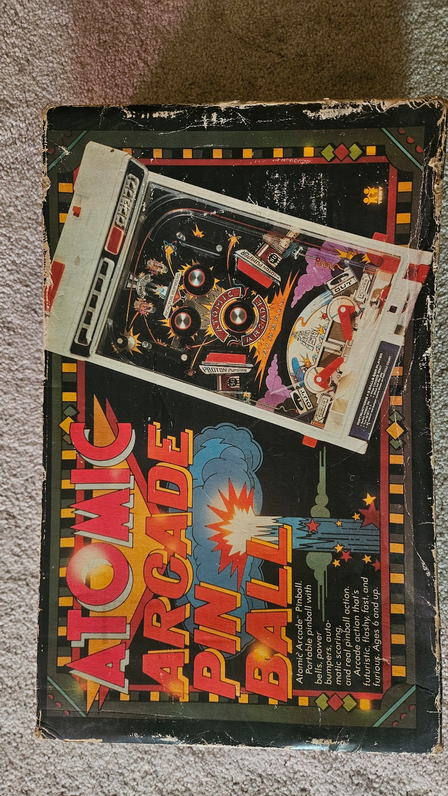 Atomic arcade pinball machine