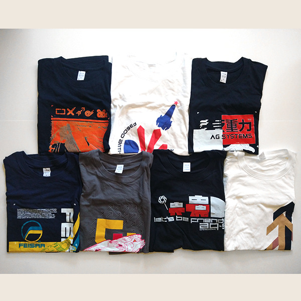 1996 RARE! Wipeout The Designers Republic Tee Shirt Lot 6 Shirts Playstation PS1