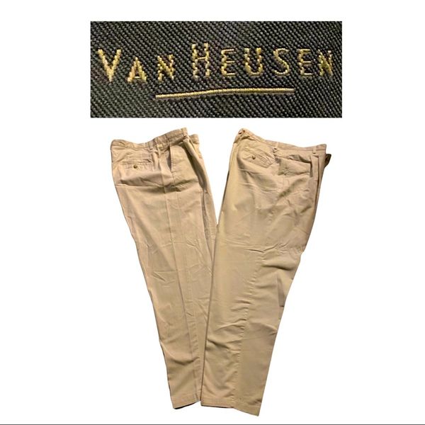Van Heusen Womens Kahki Pants size 18 LOT of 2