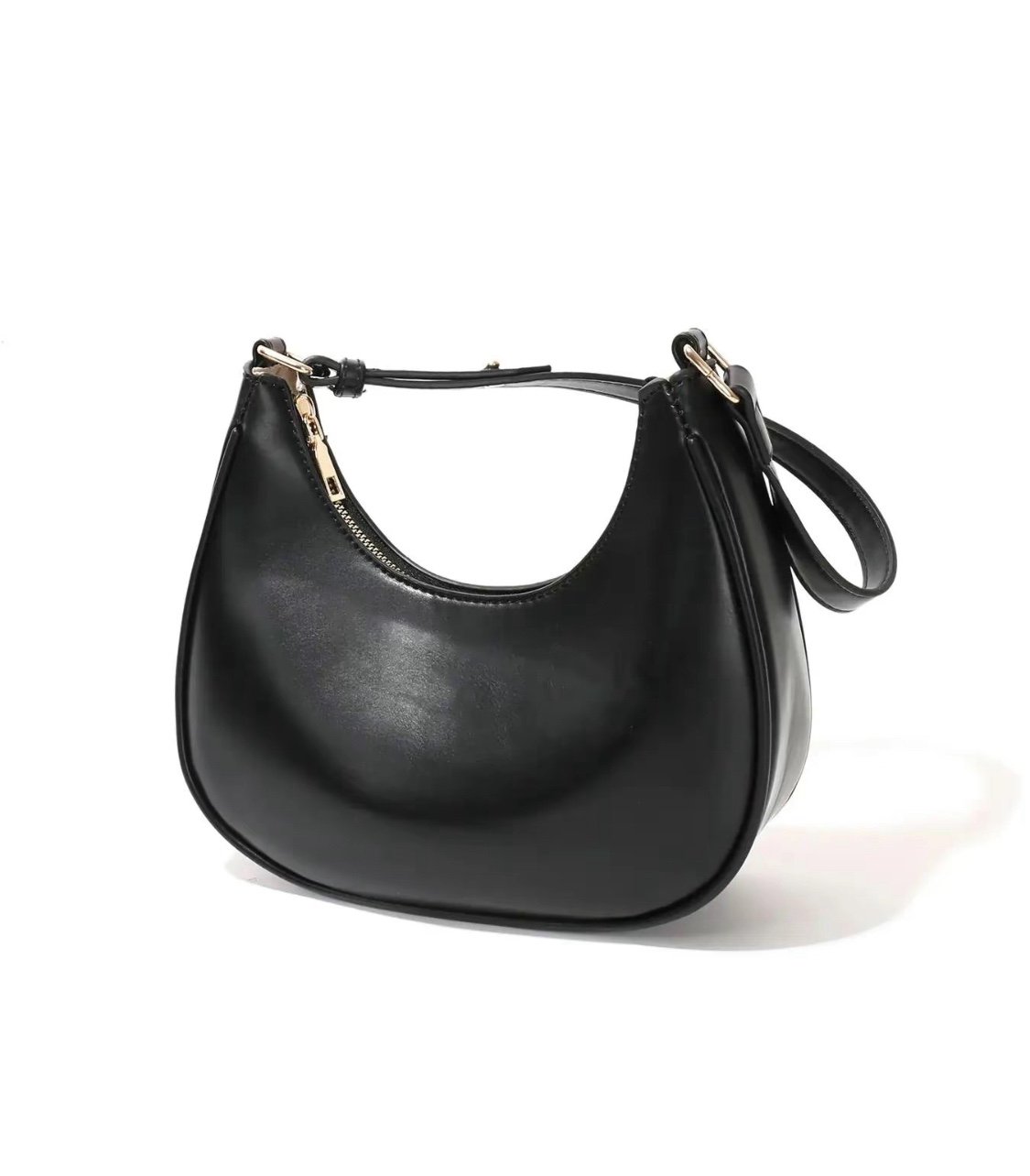 Women's 2024 Fall Summer Half-moon Shoulder Bag, Simple Y2K Trendy Handheld Bag