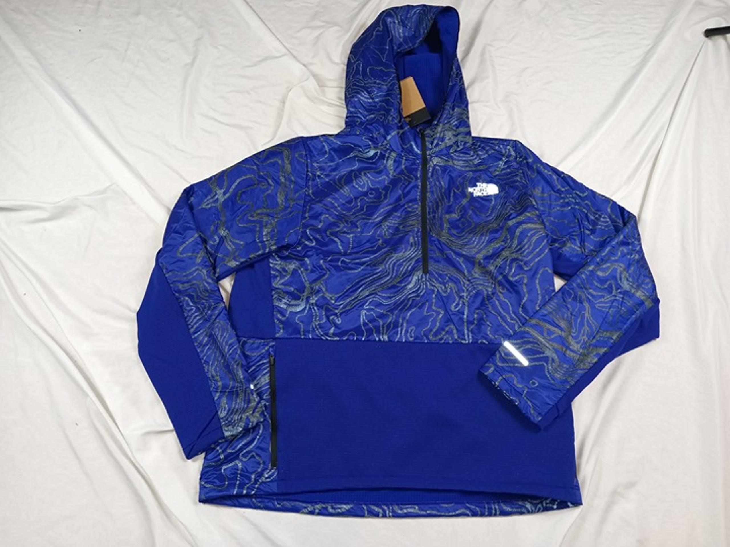 The North Face Men's Winter Warm Lapis Blue Yosemite Wind Jacket LARGE Full-Zip