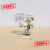 LAST ONE Disney DuckTales 2017 Standee Fenton Crackshell-Cabrera from Japan