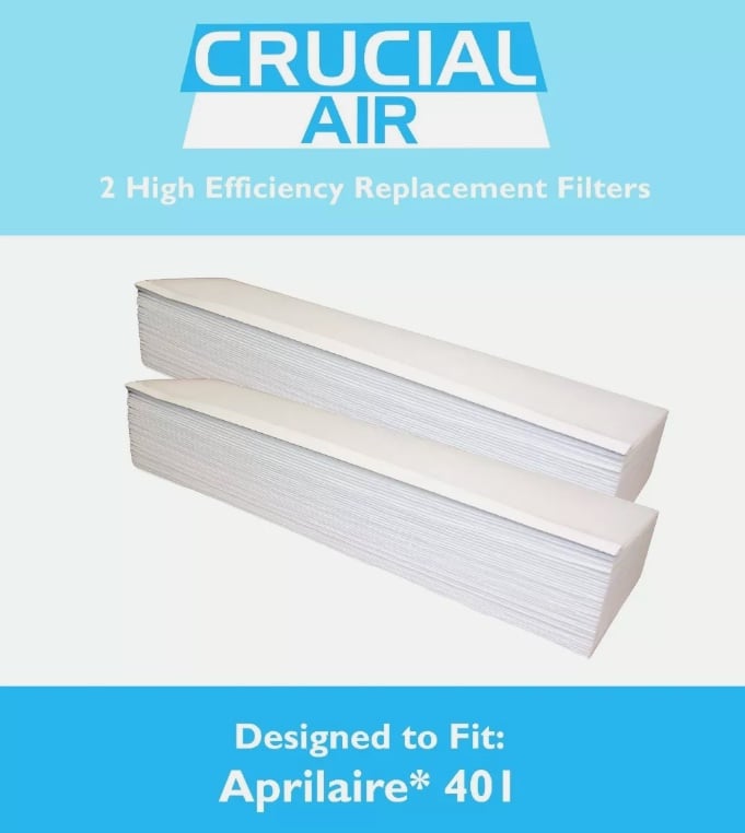 2 REPL Aprilaire Air Filters Fit Space-Gard 2400 Air Purifiers Part # 401