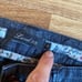 Level 99 Blue Linen Blend Shorts 26