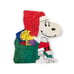 Applique Garden Flag Snoopy Woodstock Peanuts Santa Christmas Windsculpt 36 x 31
