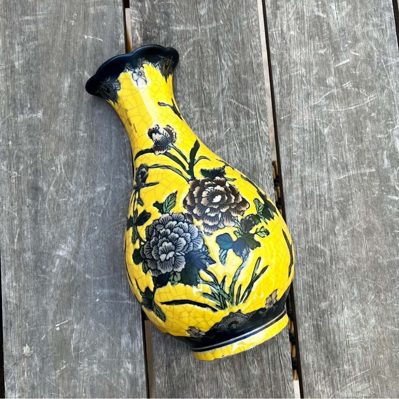 Vintage Formalities by Baum Bros Imperial Peony Collection Wall Pocket Vase