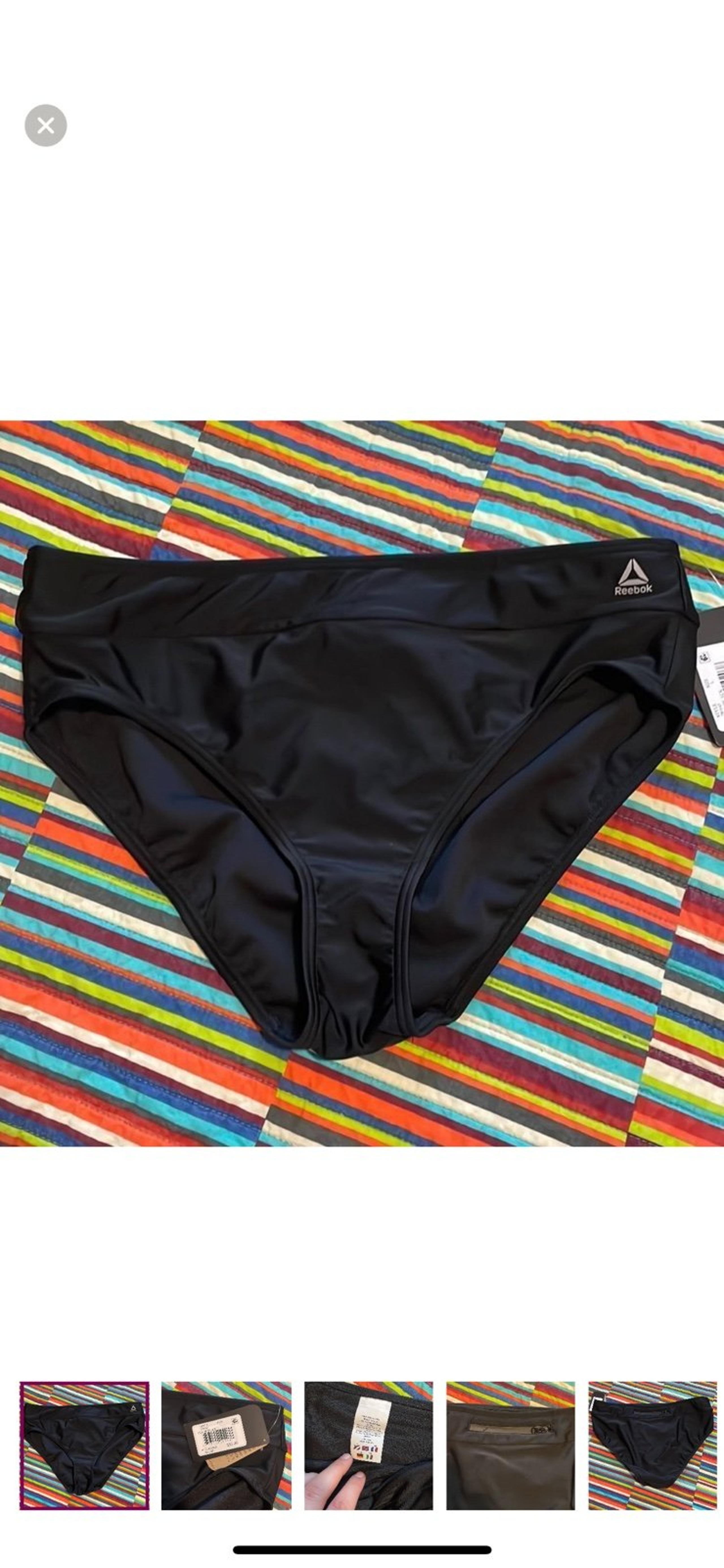 NWT Reebok Swim Bottoms - Black