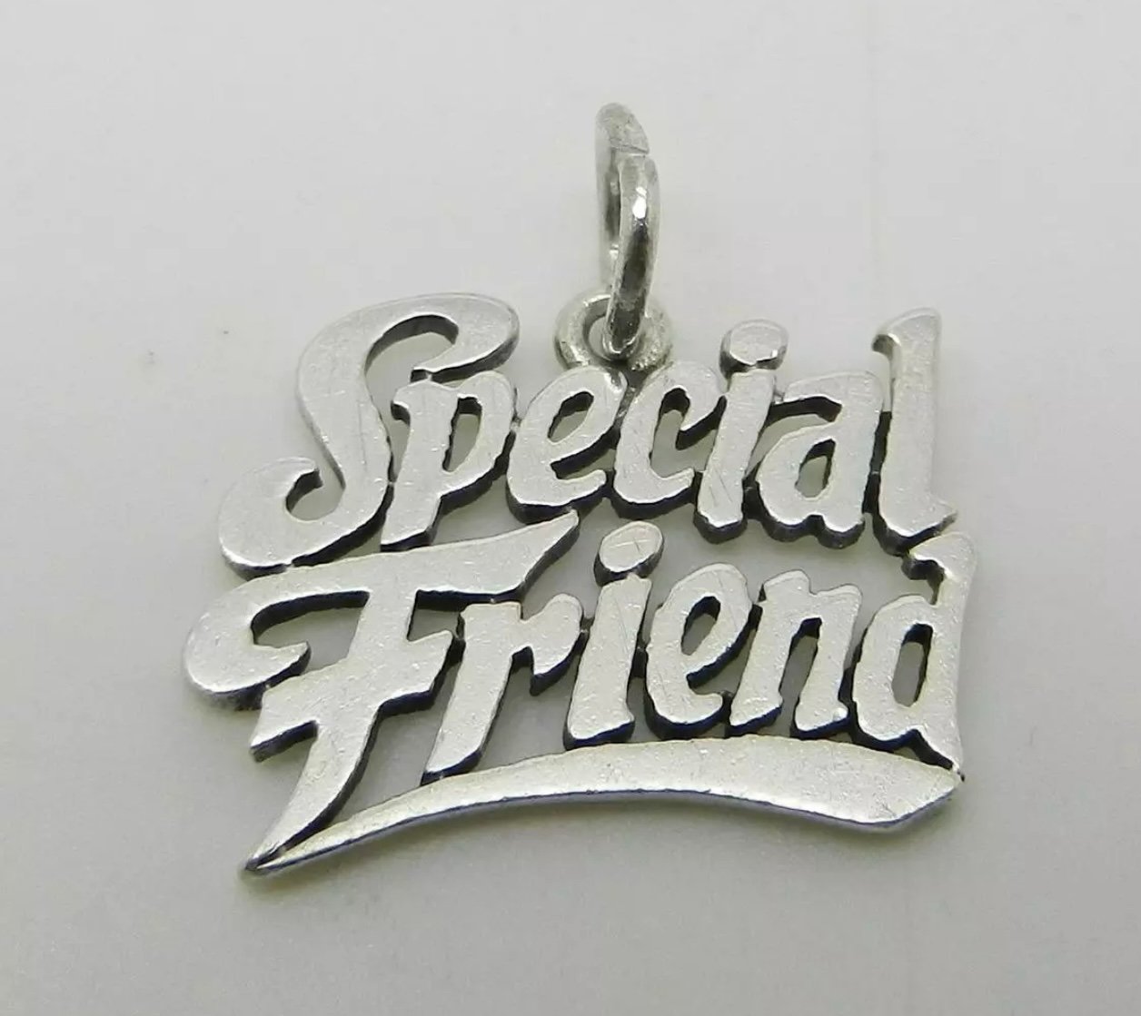 James Avery Retired Sterling Silver Special Friend Charm