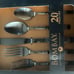 Bombay SAVANNAH 20 pc Fine Stainless Steel Flatware Set Service for 4 HTF