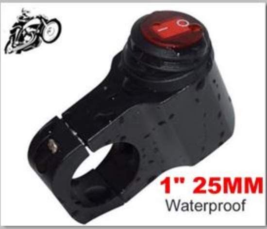 1 25MM 10A Handlebar Light Switch