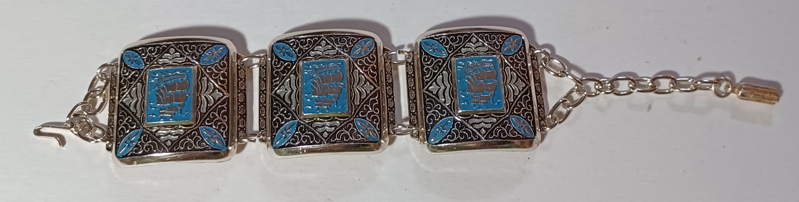 Panel bracelet signed Germany