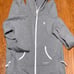 Adult Unisex Small Heather Grey Original Norwegian ONE PIECE Sweatsuit Romper