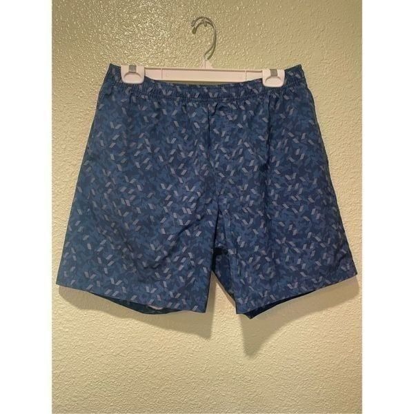 Chubbies Mens Blue Gray Elastic Waist Stretch Swim Trunks Shorts 7 Inseam XL
