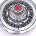 Ford Mustang Fairmont 1977-1982 Hubcap Wheel Cover Red Center Cap 253647 Vtg