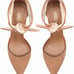 WomenLace Up Stiletto Slingback Leather