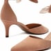 WomenLace Up Stiletto Slingback Leather