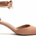 WomenLace Up Stiletto Slingback Leather