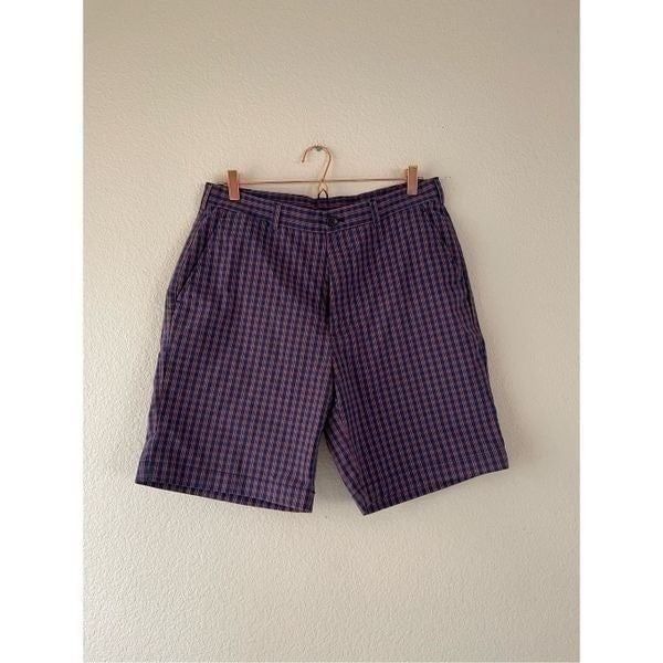 Brooks brothers plaid shorts size 34