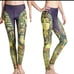 Eagle Rock Werkshop Egyptian King Tut Legging High Rise Stretch Gym Yoga Women S