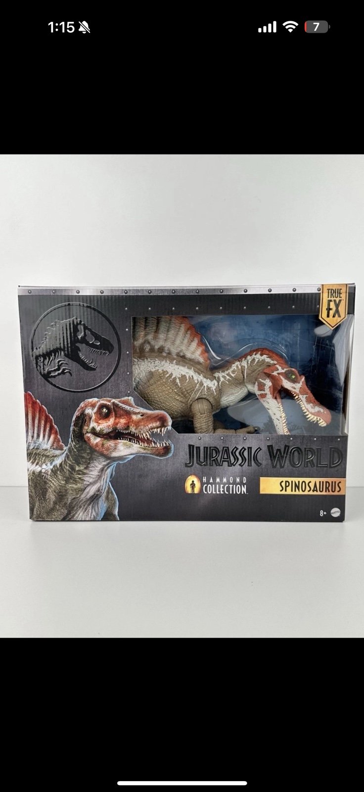 Jurassic World Park 3 Hammond Collection Spinosaurus True FX Mattel