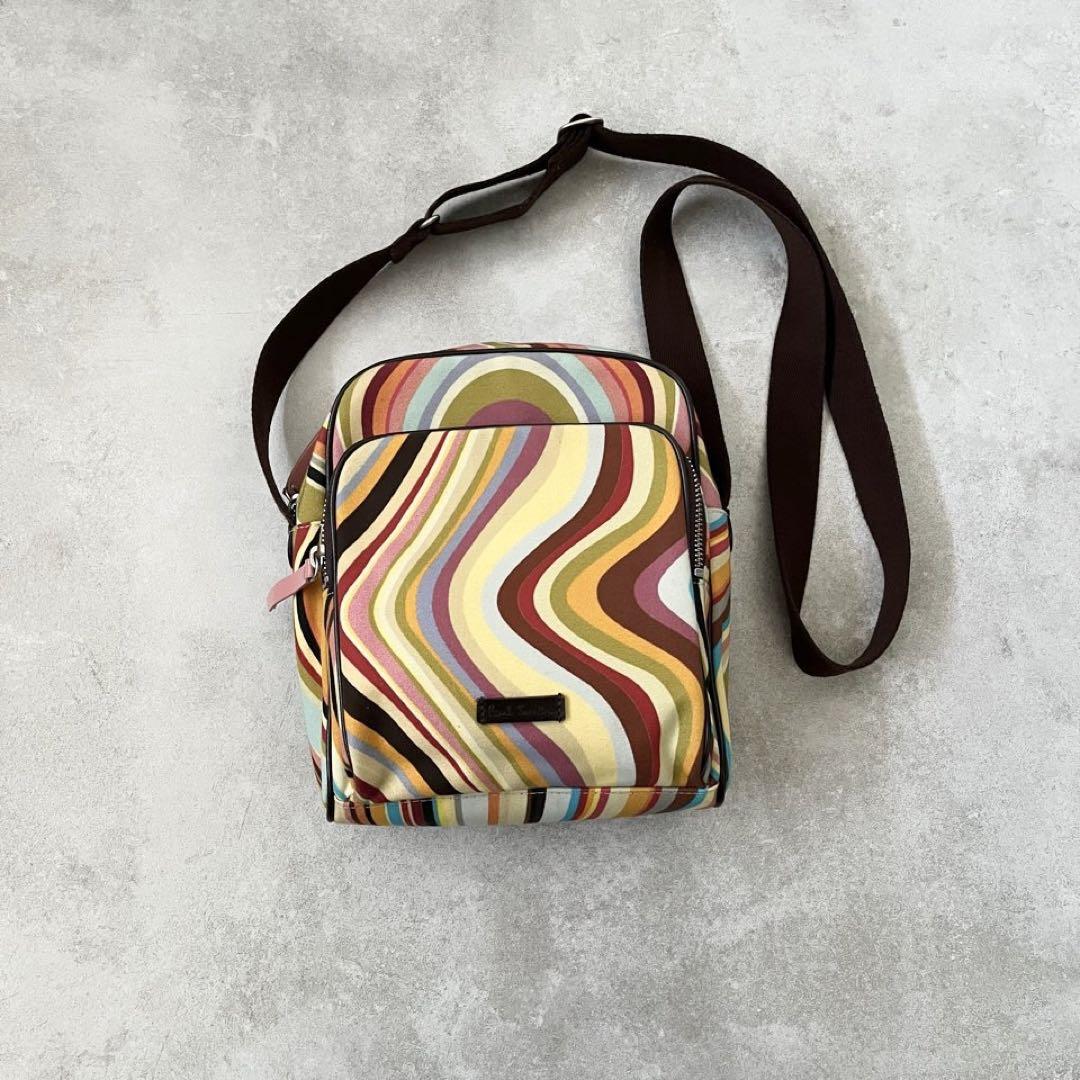 ショルダーバッグ PAUL SMITH Men Shoulder bag Multicolor M1A8104PCOATC PRINTED Paul Smith Multi-Stripe Shoulder Bag
