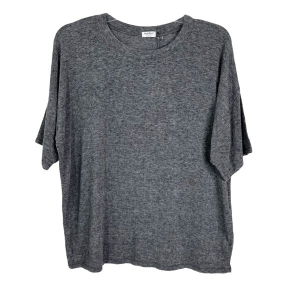 NWT Hello Nite! Revolve SS Crewneck Sleep/ Lounge Shirt in Grey Women's Sz S