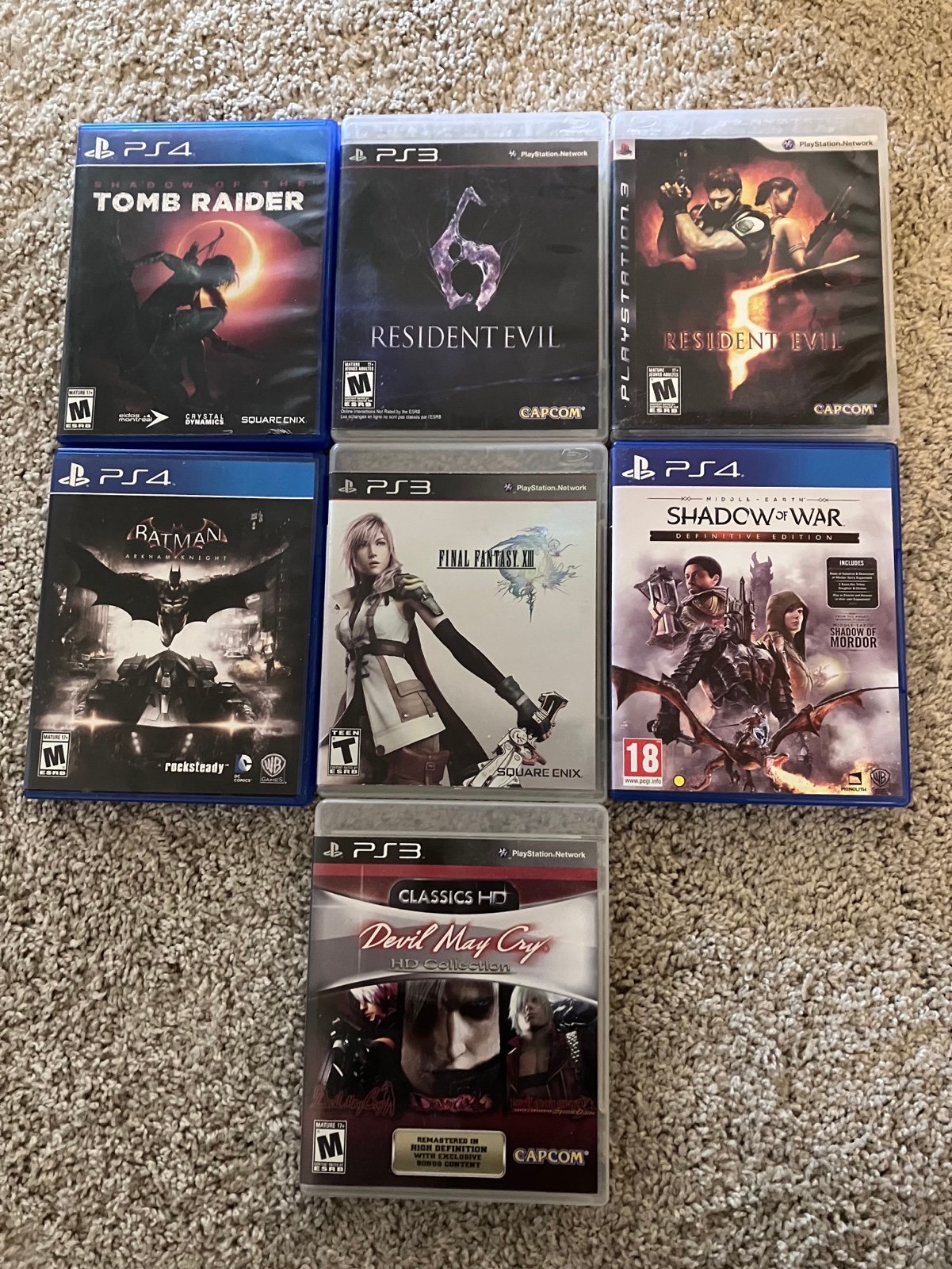Variety PS3/PS4 games