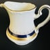 Vintage Winterling Roslau Bavaria Germany WIG588 Cobalt Blue Band Brown Filigree