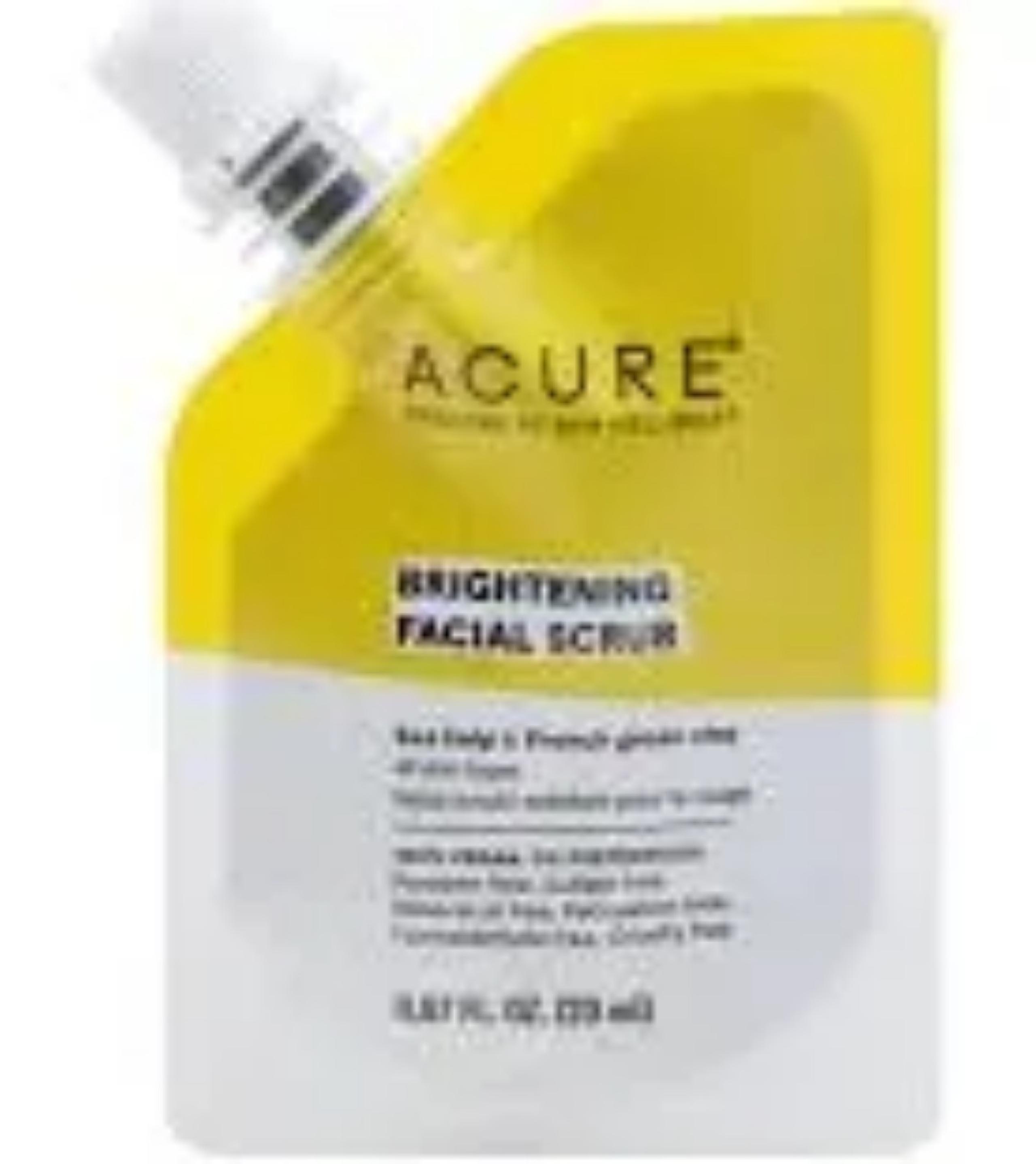Acure Brightening Facial Scrub NWT mini