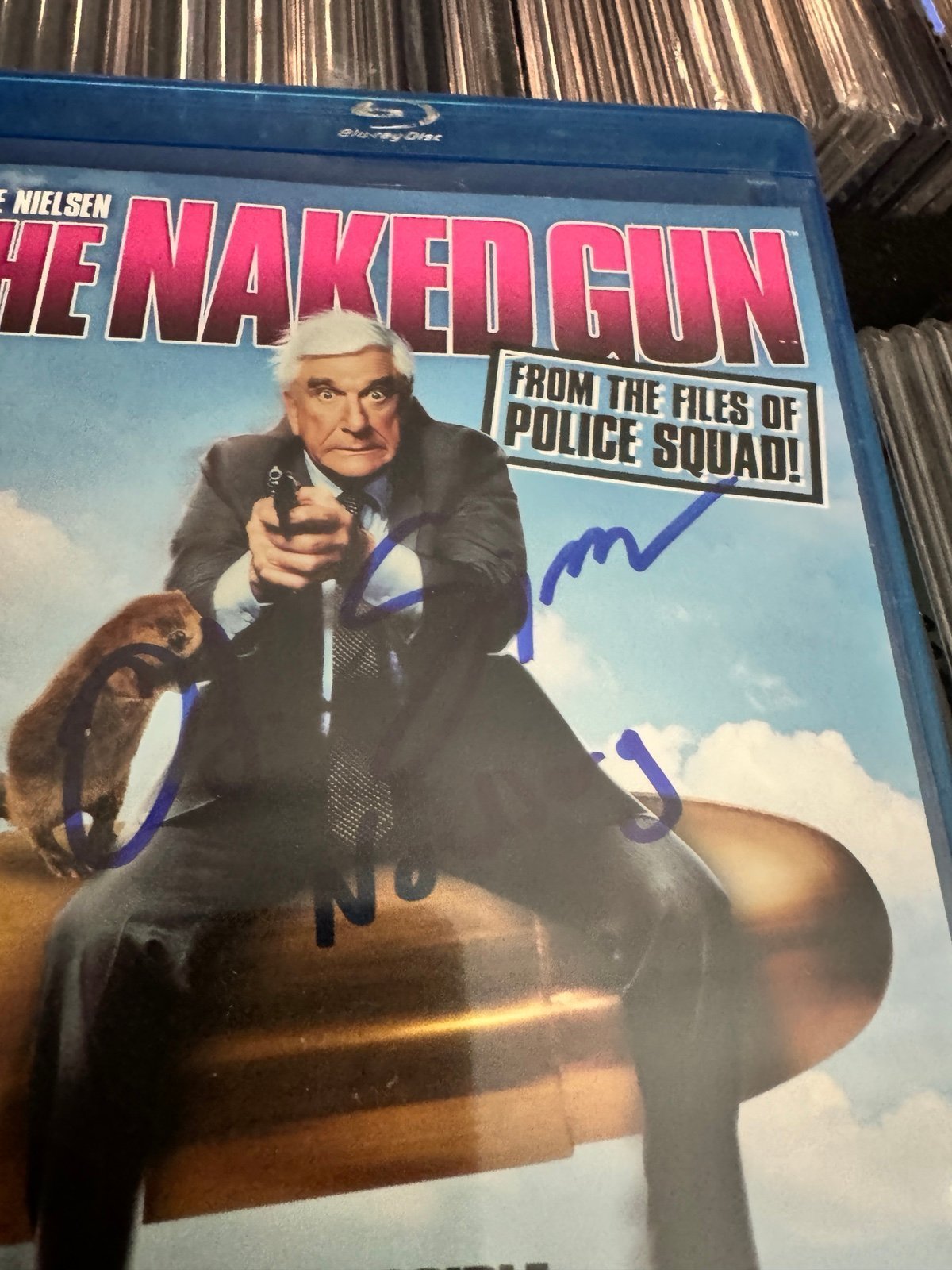 OJ Simpson “Nordberg” signed naked gun dvd