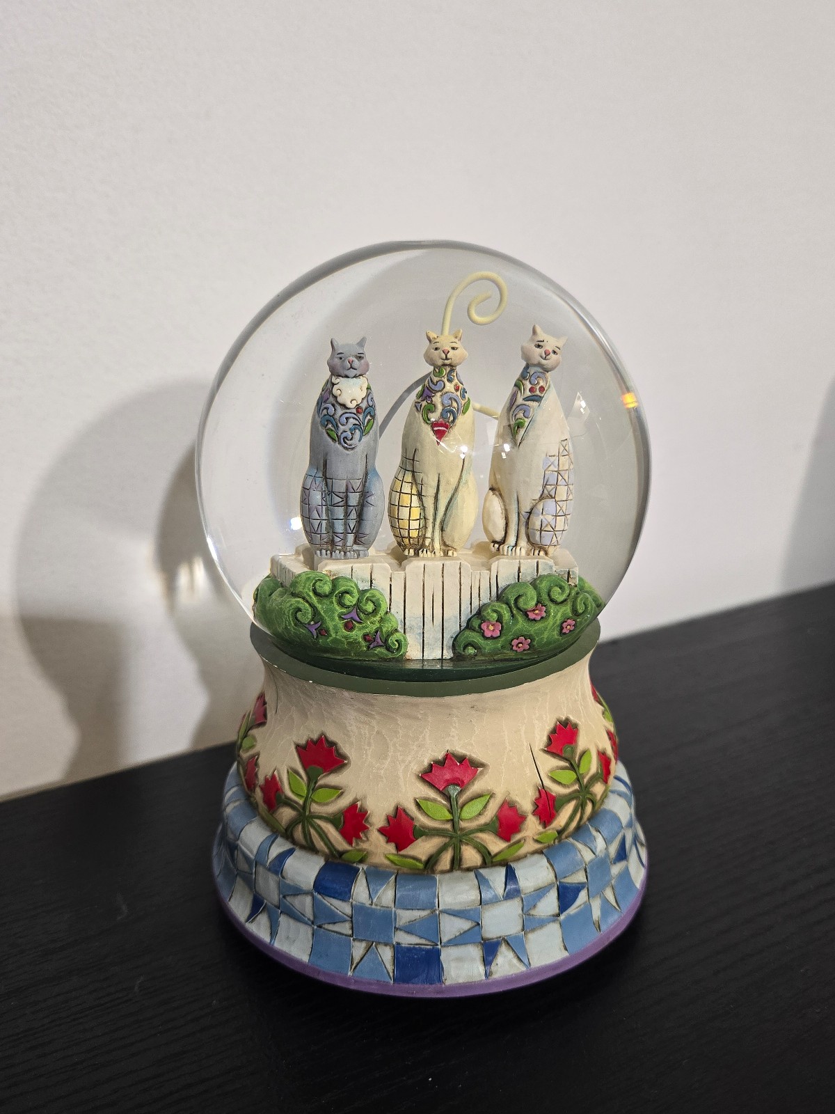 Jim Shore Collectible kittens on the fence