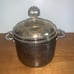 Vintage Priscilla Fine Silver plated Ice Bucket Glass Bowl Lined John Alden