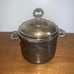 Vintage Priscilla Fine Silver plated Ice Bucket Glass Bowl Lined John Alden