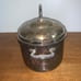 Vintage Priscilla Fine Silver plated Ice Bucket Glass Bowl Lined John Alden