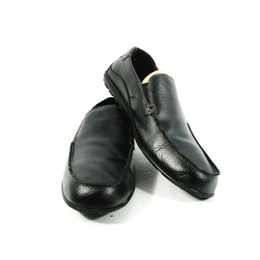 Rockport Men's Shoes Black Pebbled Leather Sofsole Skydex Comfort Cushioned 13 M