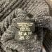 Vintage Eddie Bauer Lambswool Blend Ribbed Sweater Men XL VNeck Gray Heavy