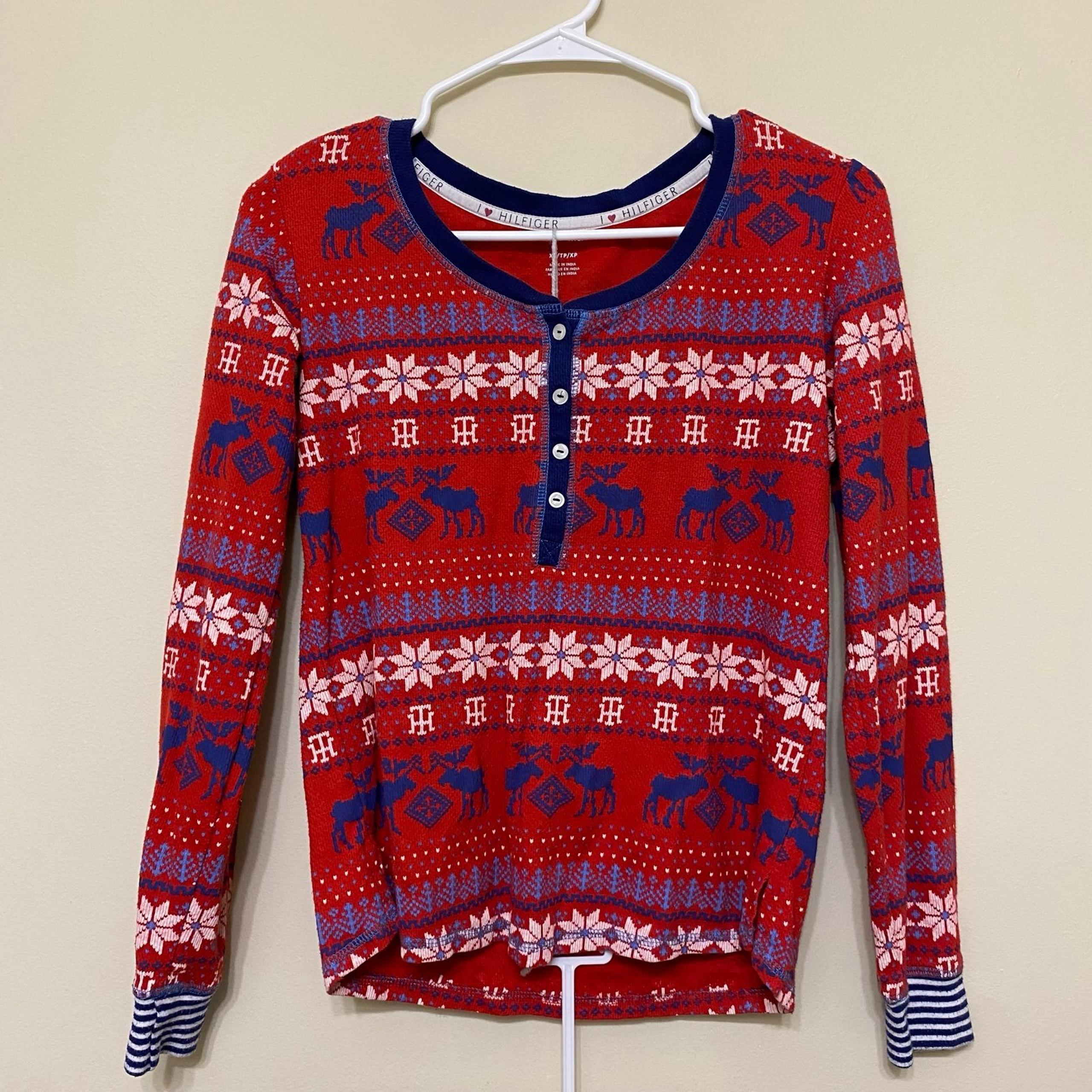 Vintage Tommy Hilfiger Christmas Pajama Set