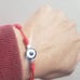 SET of 8 BLUE EVIL EYE Red String DOUBLE PROTECTION BRACELETS Good Luck POWER