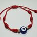 SET of 8 BLUE EVIL EYE Red String DOUBLE PROTECTION BRACELETS Good Luck POWER