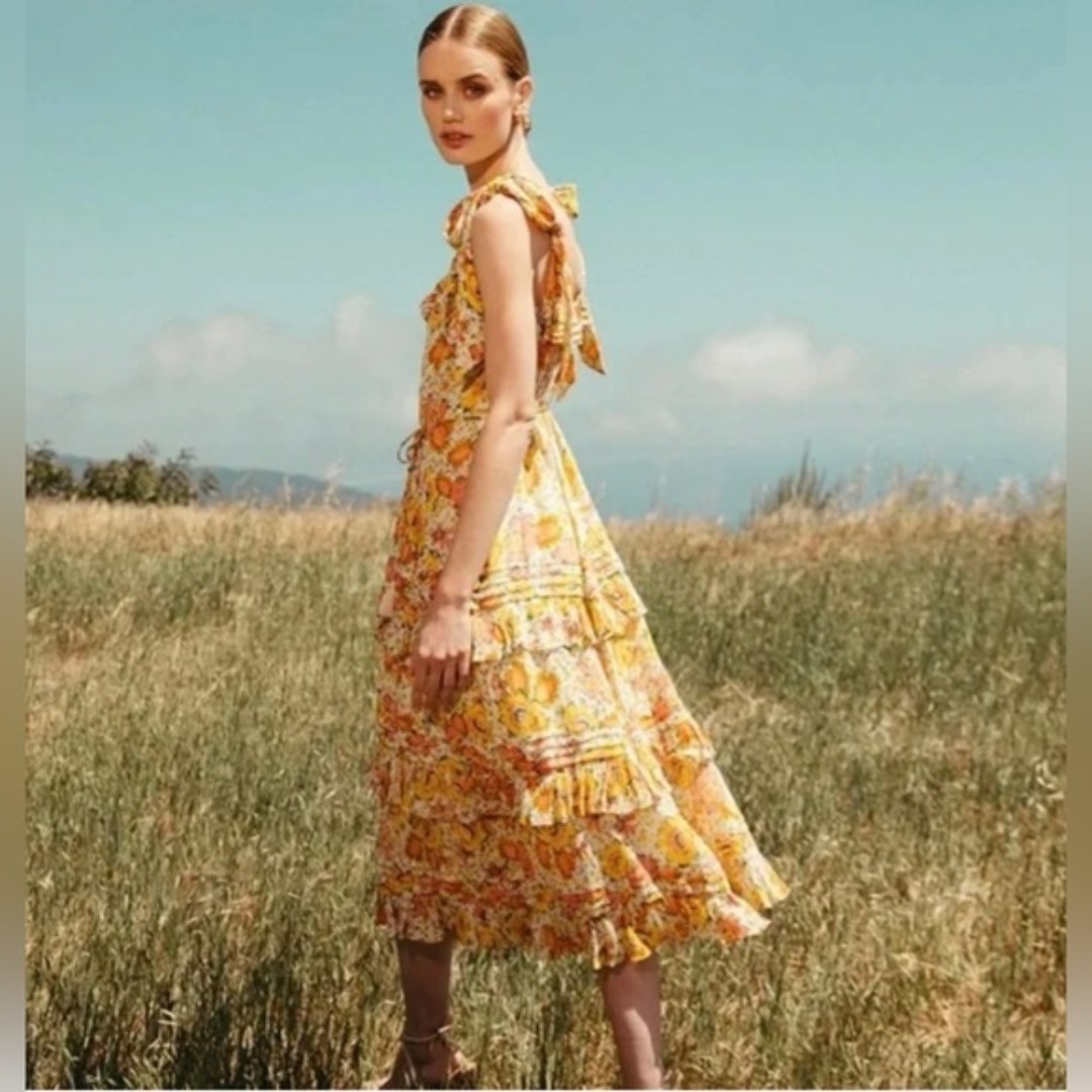 Cleobella Zane Midi Dress (Lucia Floral) Size XS NWOT